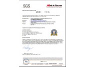 SGS  Certificate